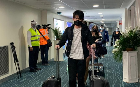 Passengers arriving to Guayaquil
