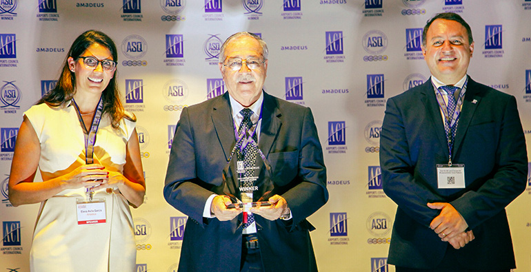 Award ceremony for this year's ACI award, which took place in Montreal on September, 2021.