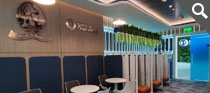 American Express VIP lounge, domestic preboarding