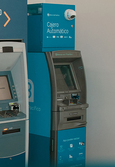 'Banco del Pacífico' ATM.