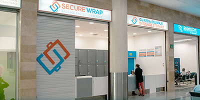 'Secure Wrap' point for baggage custody.