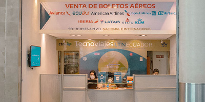 Local de 'Tecnoviajes'.