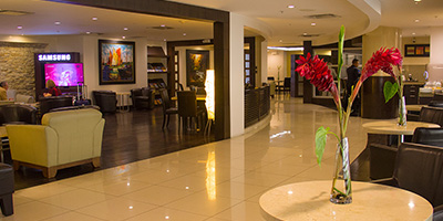 'Diamond Club' VIP lounge in international arrivals.