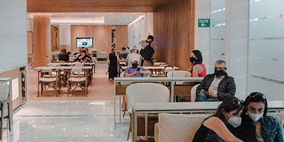 'Diamond Club' VIP lounge in domestic preboarding
